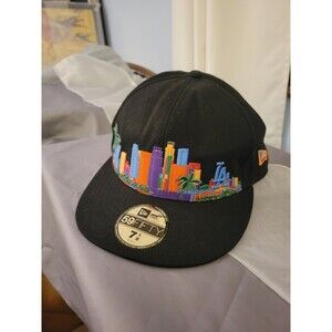 New Era 59Fifty LA Skyline Embroidered 7 1/8" MLB cap